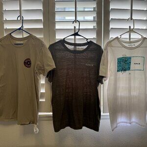 hurley t-shirt 3-pack bundle